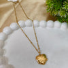 Hug Embrace Heart Pendant Chain