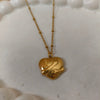 Hug Embrace Heart Pendant Chain