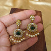 Royal Emerald Pearl Antique Necklace Set