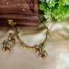Golden Blossom Antique Necklace Set