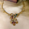 Golden Blossom Antique Necklace Set