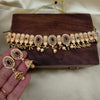 Antique Gold Temple Choker Set