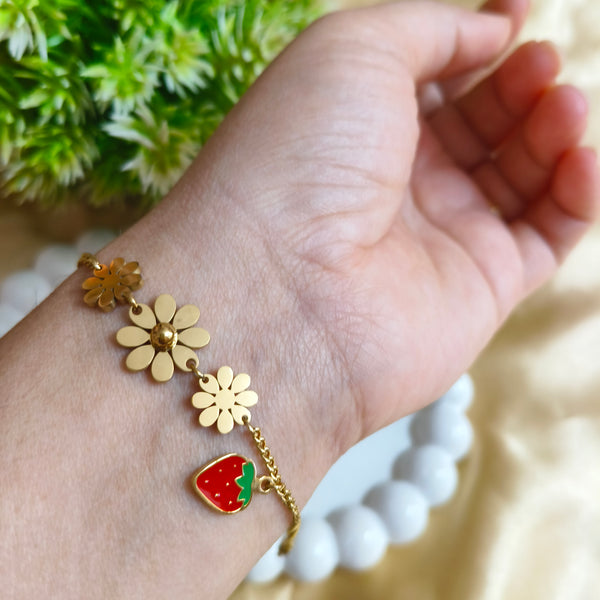 Berry Bloom Tennis Bracelet