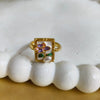 Bloom Frame Enamel Ring