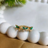 Emerald Bliss Botanical Anti-Tarnish Ring