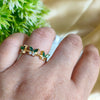 Emerald Bliss Botanical Anti-Tarnish Ring