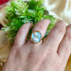 Blossom Pearl Enamel Anti-Tarnish Ring