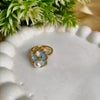 Blossom Pearl Enamel Anti-Tarnish Ring