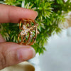Butterfly Charm Anti-Tarnish Gold Ring