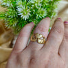 Embrace Heart Anti-Tarnish Gold Ring