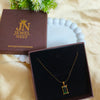 Emerald Luxe Prism Pendant Chain