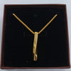 TitanBar Twisted Gold-Plated Pendant