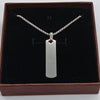 FrostBar Silver Pendant