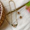 Emerald Bloom Pearl Short Haram
