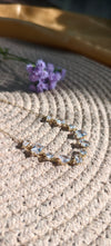 Emerald Elegance Anti-Tarnish Pendant Chain