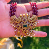 Royal Ruby Multi-Layer Beads Necklace