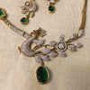 Emerald Peacock Radiance Necklace Set