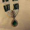 Emerald Pearl Royale Multi-Layer Necklace Set