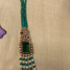 Emerald Heritage Pearl Beads Long Necklace