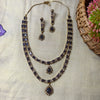 Midnight Sapphire Royale Layered Necklace Set