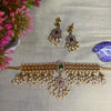 Rajsi Pearl Kundan Choker Necklace Set