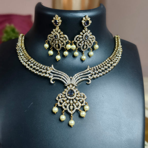 Celeste Pearl Elegance Necklace Set