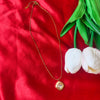 Regal Radiance Anti-Tarnish Crystal Pendant Chain