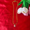Celestia Solitaire Anti-Tarnish Pendant Chain
