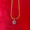 Celestia Solitaire Anti-Tarnish Pendant Chain