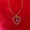 Eternal Heart Anti-Tarnish Crystal Pendant Chain