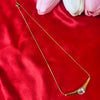Aurora Solitaire Anti-Tarnish Pendant Chain