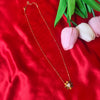 Golden Daisy Sparkle Anti-Tarnish Pendant Chain