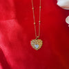 Golden Heart Charm Anti-Tarnish Pendant Chain