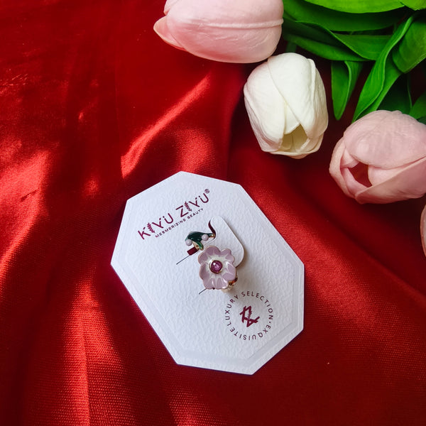 Blossom Charm Anti-Tarnish Flexible Ring