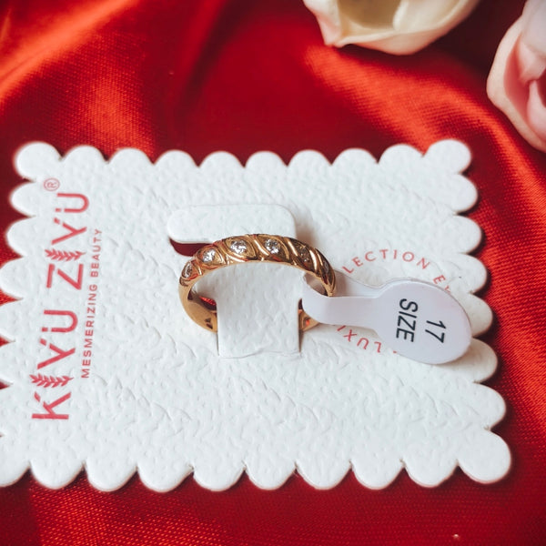 Celestia Twist Crystal Ring