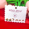 Small Anti-Tarnish Stud Earrings Combo Set