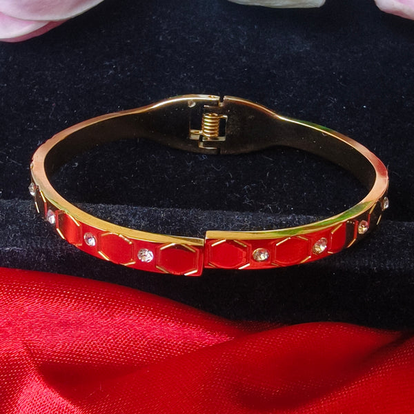 Golden Hexagon Sparkle Kada (Baby Size)
