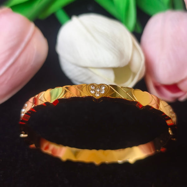 Tiny Hearts Gold Kada (Baby Size)