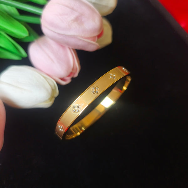 Golden Bloom Anti-Tarnish Kada