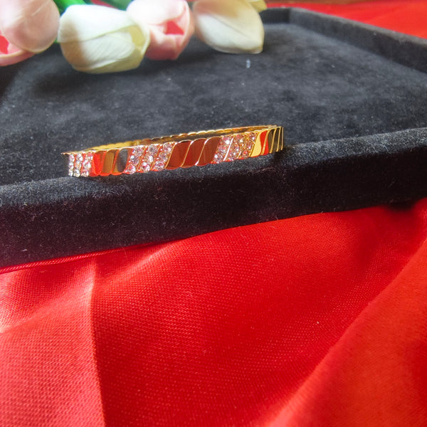 Golden Glow Crystal Anti-Tarnish Bracelet (Baby Size)