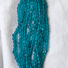 Sky Blue Crystal Beads Long Necklace