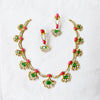 Gulnaar Emerald Bloom Necklace Set