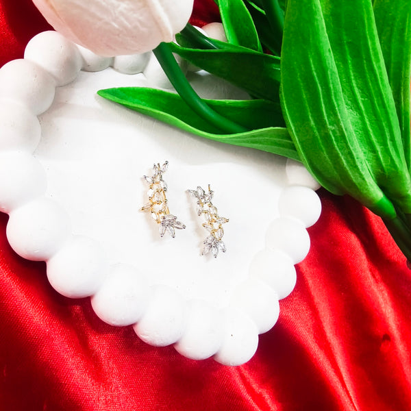 Party Wear Crystal Ear Cuffs