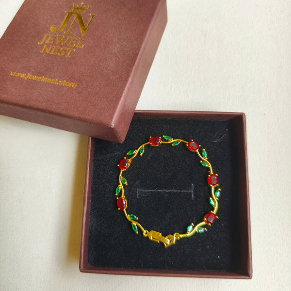 Royal Red Tulip Bracelet