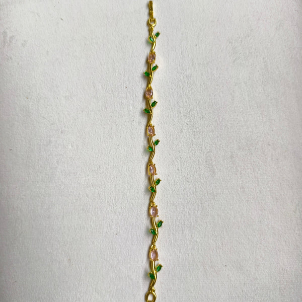 Pink Rosy Tulip Bracelet