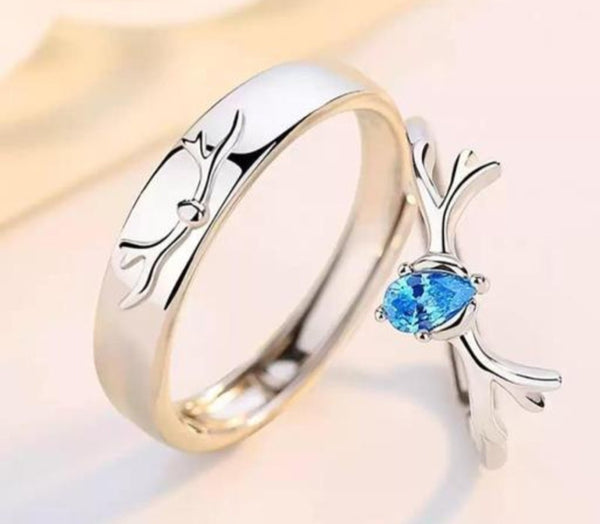 Eternal Antler Couple Ring Set 💍🦌