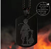 Men’s Anti-Tarnish Hanuman Warrior Pendant Chain
