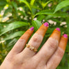 Golden Butterfly Bloom Anti-Tarnish Ring