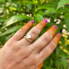 Pearl Clover Anti-Tarnish Gold Ring