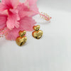 Double Heart Glow Anti-Tarnish Earrings
